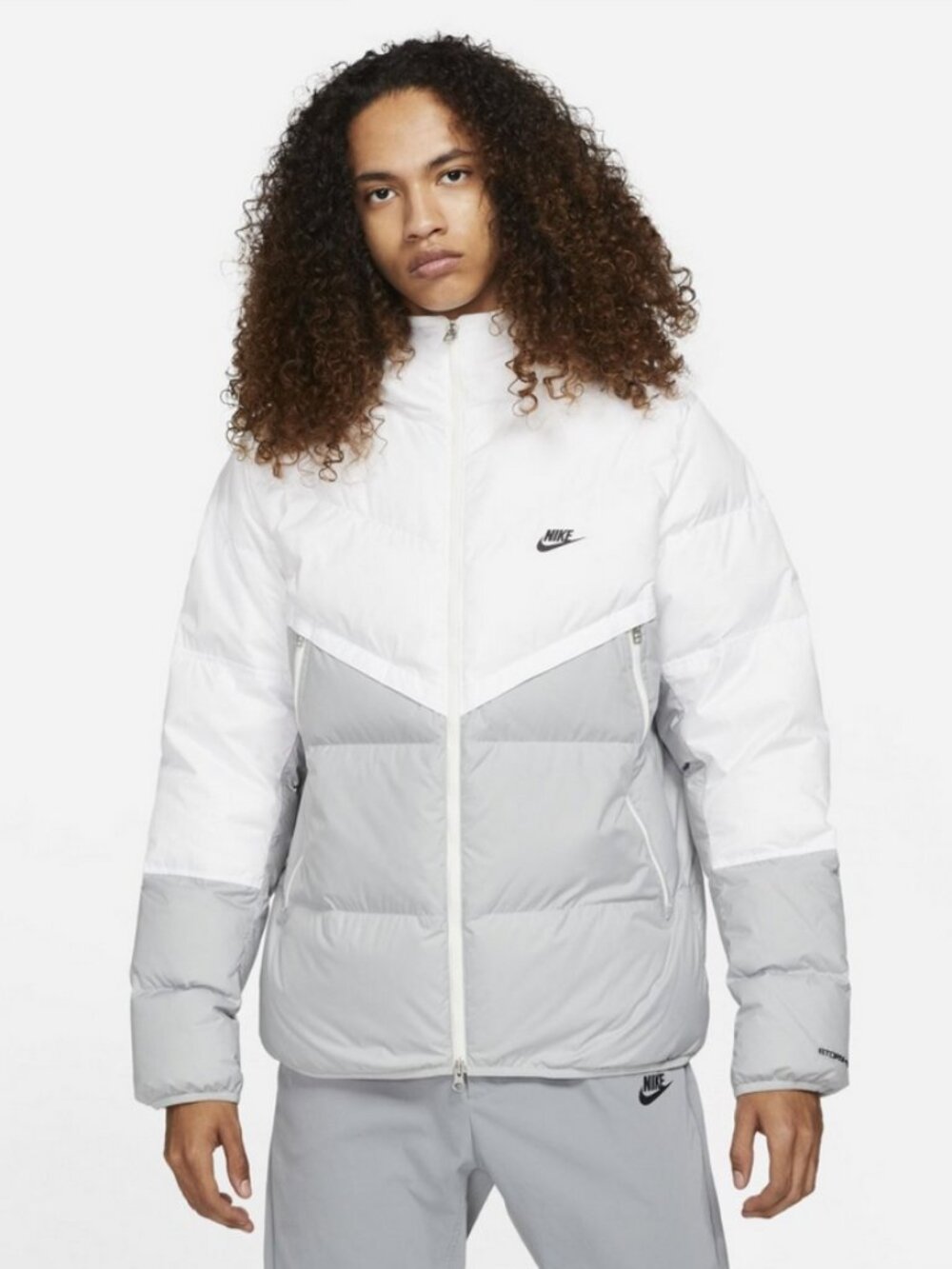 Nike Sportswear Sz. XL Cool Grey/White Storm-FIT Windrunner Down Puffer Jacket